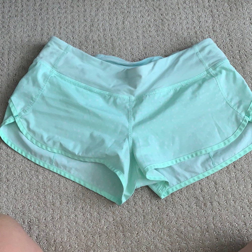 Lululemon Polka Dot Speed Short 6